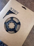 5DEV 8 Bolt 42T 7MM Offset Chainring Black New Aluminum. Fixed Price $60.00.