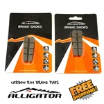 Alligator Carbon Rim Brake Pads Fit Shimano Sram Trp Magura 1 2 Pack Road Mtb. Fixed Price $10.90.