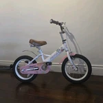 Avenir Daisy Girls Kids Bike 16 White Pink Steel Fenders Reflectors Riser Bar. Fixed Price $49.99.