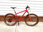 Surly Krampus Custom Build Gx Eagle Fox Factory 34 29" Stan Flow MK3. Fixed Price $2300.00.