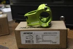 Spank Spike Race 2 Mountain Bike Stem 35MM, 31.8MM Clamp Degree 1-1/8" Green. Fixed Price $50.00.