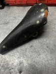 Vintage Belt Leather Saddle Seat Fujita Brown Tokyo 70S 80S Tour Race A2. Fixed Price $39.99.
