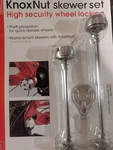 Delta TD-9200 Knoxnut Bolt-on Bicycle Anti-theft Skewer Set, Key # 30885. Fixed Price $15.99.