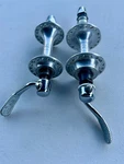 Vintage 1984 Campagnolo Triomphe 36H English Threaded Hubs & Skewers. Fixed Price $59.99.