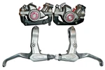 Avid BB5 Mountain Bike Mechanical Disc Brake Set + Levers Front & Rear. Fixed Price $26.98.