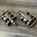 Shimano PD-M324 Spd Dual Platform Silver Pedals Cleats. Fixed Price $44.99.
