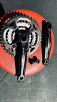 Bontrager Race 9 Speed Triple Crank Arm Set 170MM Bcd Isis Drive. Fixed Price $49.98.