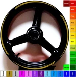 Gold Metallic Custom Motorcycle Bike Rim Stripes Wheel Tape Decals Stickers 17". Fixed Price $14.97.