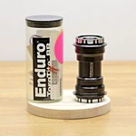 Enduro Torqtite Bottom Bracket: PF30, Stainless Steel Bearings, Black. Fixed Price $44.00.