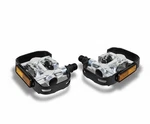 New Wellgo C002DU Dual-sided Spd Clipless Bike Pedals W/ Platform & Reflectors. Fixed Price $29.50.