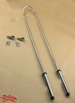 42" Long Genuine Vintage Lowrider Steel Bicycle Sissy Bar W/shock Chrome.. Fixed Price $59.64.