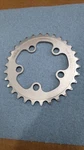 Vintage Salsa Cycles 30T 5-BOLT 74MM Chainring Silver Aluminum Made Usa Nos. Fixed Price $38.00.