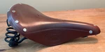 Brooks Flyer Touring Leather Bike Saddle With Suspension Springs. Fixed Price $115.00.