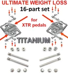 Shimano Xtr M980 M9120: Set Of 16 Titanium Parts Pedal Platform. Unique!. Fixed Price $38.50.