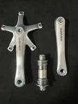 Shimano Dura Ace Track Crankset FC-7710 167.5MM & Bottom Bracket. Fixed Price $450.00.