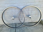 Old School Cruiser Bmx Black Speedline Ukai Wheelset Suntour Hubs 26" Redline. Fixed Price $300.00.