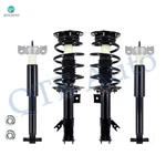 Front Quick Complete Strut-coil Spring-rear Shock Kit To 2013-2020 Ford Fusion. Fixed Price $253.64.