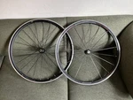 Vuelta Corsa 700C Alloy Road Bike Wheel Set Tubular Rim Brake Black/silver Pair. Fixed Price $100.00.