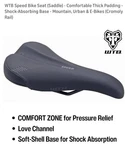 Wtb Speed Saddle Steel Medium Width Black Thick Padding 145 270MM. Fixed Price $25.75.