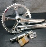 Sugino RD2 175MM Crankset W/ 44T 3/32 Chainring 1.37X24 BB-124MM & Dust Caps. Fixed Price $299.99.