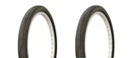 Two (2) Duro 20" X 2.125" Bicycle Bike Tires All Black HF841. Fixed Price $34.99.
