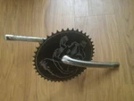 Vintage Mongoose Bmx One Piece Crankset 43T Sprocket /chainring Mid School. Fixed Price $29.99.
