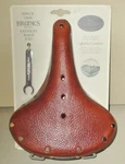 Brooks B67 Bicycle Saddle Honey Leather Chrome Springs Plus Wrench. Fixed Price $135.00.