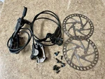 Shimano BTR-MT500 Hydraulic Disc Brake Set. W/ Mounting Brackets. Excellent!. Fixed Price $70.00.