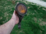 Persons Fog Amber Driving Light Reflector Gm Chevy Rat Rod Hot Jeweled Cats Eye. Fixed Price $1800.00.