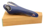Selle San Marco Era Pro Saddle Titanium Rails Blue Leather 2002 Nib Nos New. Fixed Price $112.49.