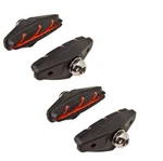 ORIGIN8 Bicycle Sport Road Brake Pads 2 Pair Bolt On Black/red 50MM Bike Caliper. Fixed Price $15.90.