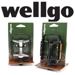 Wellgo M21 Mountain Bike Urban Flat 9/16" Alloy Pedals Or Black-silver. Fixed Price $20.50.