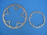 Campagnolo Compact Chainrings, 50/34T, Bcd = 110MM, Eps C10 For 10-SPEED. Fixed Price $45.00.