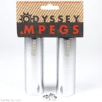 Odyssey Chrome Bmx Bike 4" 14MM 3-POSITION W/ 3/8"ADAPTOR 1-PAIR Mpegs. Fixed Price $29.95.