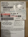 Yamaha 500 Wh Battery Ebike X1V-00 E-bike PASB6 New Model W/ End Cap. Fixed Price $900.00.