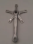1976 Campagnolo Nuovo Super Record Right 170 Mm Crankset Single Arm. Fixed Price $39.99.