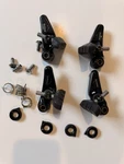 Vintage Shimano Deore Xt BR-M734 Cantilever Brake Set Black W Pads Bolts 90S Mtb. Fixed Price $60.00.