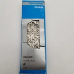 Shimano CN-HG71 8-SPEED 116L Bicycle Chain Press Pin Silver/grey Open. Fixed Price $18.30.