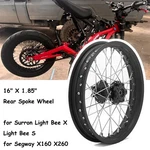 16X1.85 Spoke Rear Wheel Rim Hub For Sur Ron Light Bee Lb Segway X260 X160. Fixed Price $235.60.