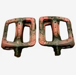 Odyssey Twisted Pro Pc Black Red Swirl Platform Pedals Bmx Mtb Authentic Bicycle. Fixed Price $45.44.