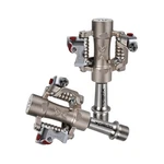 Pair Of Clipless Pedals M-force Titanium 9/16 Mtb Compatible Shimano 2184000. Fixed Price $332.16.
