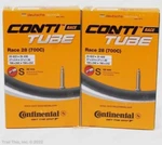 Continental 700 X 20-25C Inner Tubes 42MM Presta Road Bike Two-pack. Fixed Price $12.95.
