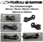 Kalloy Uno 1-1/8" High Rise 35 Degrees X 25.4MM Black Stem Bike Pick Your Length. Fixed Price $26.75.
