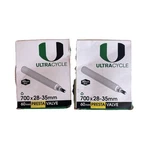 2-PACK Ultracycle Bicycle Inner Tube 700 X 28-35, 60MM Presta Valve, Pair. Fixed Price $15.00.