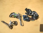 Shimano Used Derailleurs Models FD-7800, FD-M571, RD-TX31. Fixed Price $24.00.