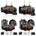 Spider Farmer 4" 6" Inline Fan/carbon Filter Combo/ggs Controller Smart. Fixed Price $129.99.
