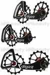 Digirit Oversized Ceramic Pulley Wheels 16/16T Mechanical Sram Red /force Nib. Fixed Price $108.17.