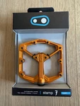 Crank Brothers Stamp 7 Large Orange Alloy Flat Mtb Bike Pedals Brand New. Fixed Price $169.94.