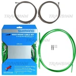 (green) Shimano Dura-ace BC-9000 Poly-coated Brake Cable Set Nib. Fixed Price $38.49.