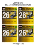 Bell 26" Self Sealing Inner Tube Standard Valve (1.75" - 2.25") Lot Of 4 Bnib. Fixed Price $37.79.